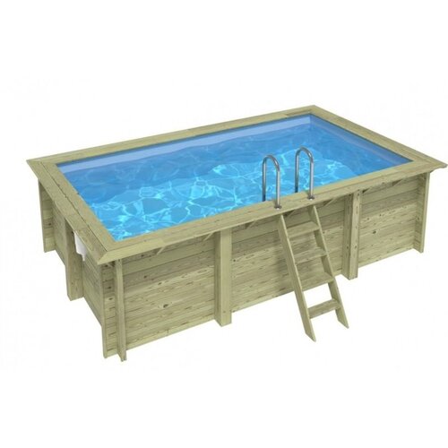  Drveni bazen AQUA 4,65x2,85 - V.1,24 m - sidrenje betoniranjem Cijene