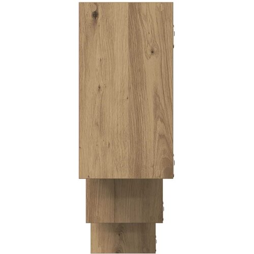  Zidna polica boja artisian hrast 159x18x66 cm drveni Slike