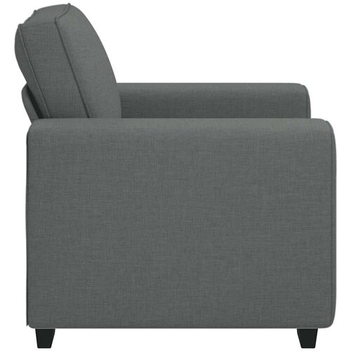SOFA fotelja tamno siva 100x77x82 cm tkanina - Tamno siva 1 100 cm Slike