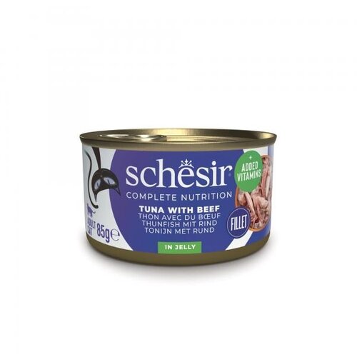 Schesir Complete&Balanced konzerva za mačke - Tuna i govedina u želeu 85g Cene