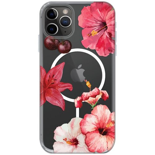  Torbica Print Magsafe za iPhone 11 Pro Max 6.5 Hibiscus Cene