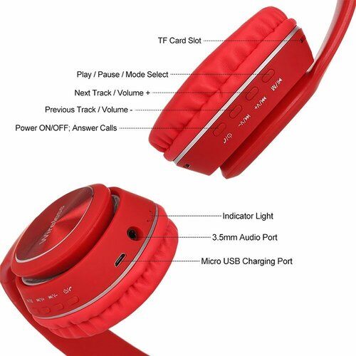 Olimp Sport bluetooth slu&amp;scaron;alice L350 (S13) crvene Slike