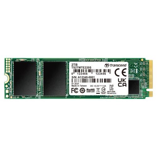Transcend SSD 2TB M.2 NVMePCIe Gen3 x4,3,500/2900 MB/s Cijene