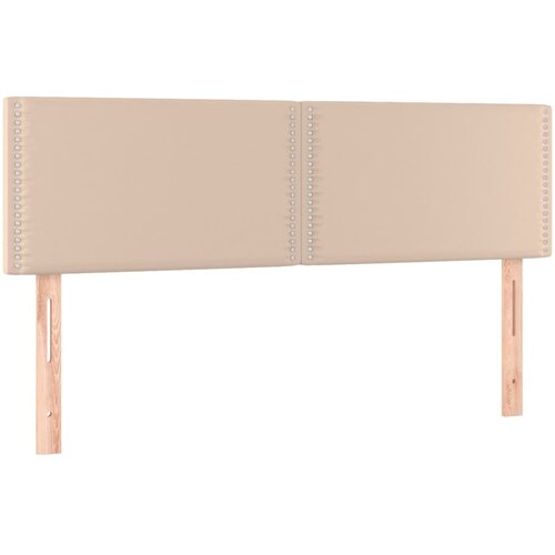 Maison Chic Posteljno vzglavje - Vzglavna omarica 2 kosa kapučino 72x5x78/88 cm umetno usnje, (22077293) Cene
