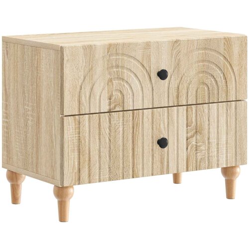 VidaXL Noćni ormar Hrast sonoma 62 x 34 5 x 48 cm Konstruirano drvo - Hrast sonoma Slike