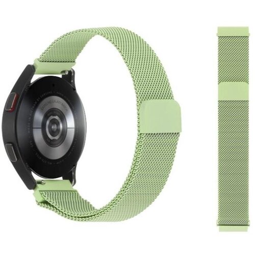 Chameleon Kovinski magnetni pašček 22mm, svetlo zelen, za pametno uro Cene