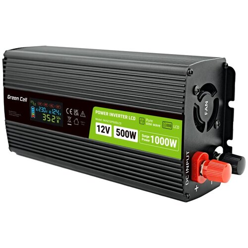 Green cell Power Auto-inverter 12V na 230V 500W/1000W - čisti sinusni val Cijene