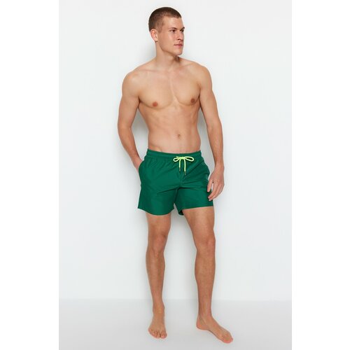 Trendyol Swim Shorts - Green - Plain Cene