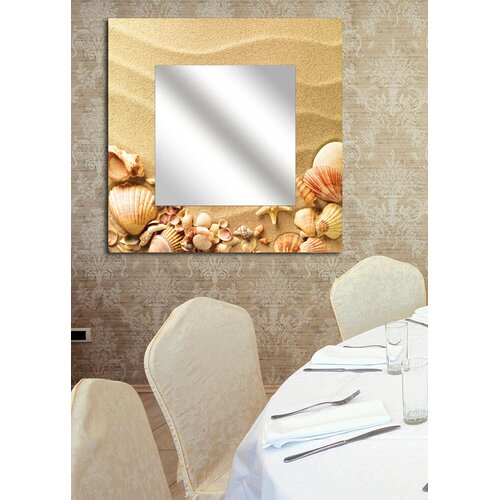 Wallity Zidno ogledalo MA-38, 50x50 cm, &amp;scaron;areno Slike