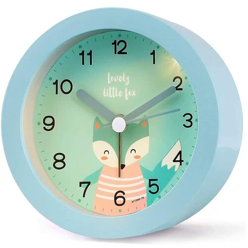 Venisymlis Budilka Boys Bedside Clock-Non-Tick Battery Powered, Osvetljena Dvojna Zvonca, (22060041) Cene