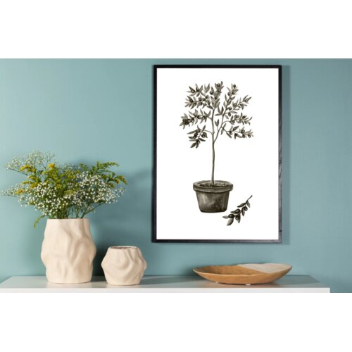 Venture Home poster Olive 21 × 30 cm, zeleni Cene