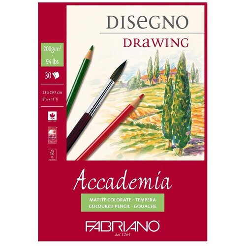 Fabriano Blok Accademia A4 200G 30L Spiralni 44202129 Cene