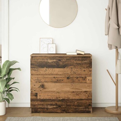  Komoda staro drvo 80x35x76 cm od konstruiranog drva Slike