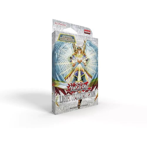 Yugioh YU-GI-OH! TCG: LIGHT OF DESTRUCTION - UNLIMITED REPRINT - TUCKBOX (3 paketi) Slike