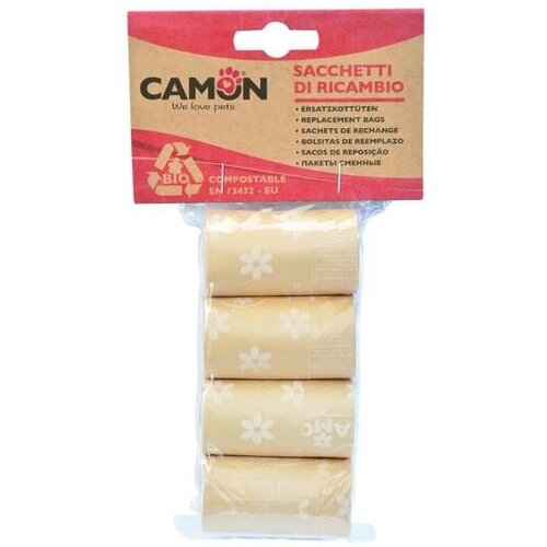 Camon kesice za izmet biorazgradive 4 x 10 kom, braon A2201683 Cene
