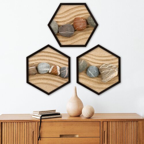 Wallity Uokvirena slika 6GEN150269, 35x35 cm, 3 dijela Cijene