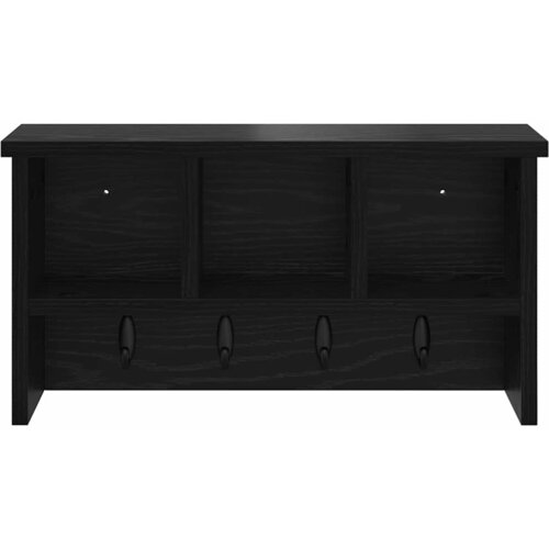  Vje&amp;scaron;alica za kapute na zidu Zidne Crni hrast 50 x 16 x 26 cm Slike