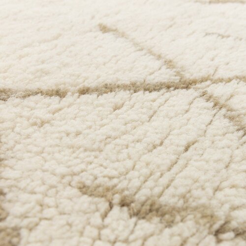 Asiatic Carpets Kremno bela pralna ročno tkana volnena preproga 200x290 cm Azera Crosshatch &amp;ndash; Slike