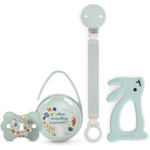 Suavinex Wonderland Gift Set 0-6 m Green darilni set za dojenčke Cene