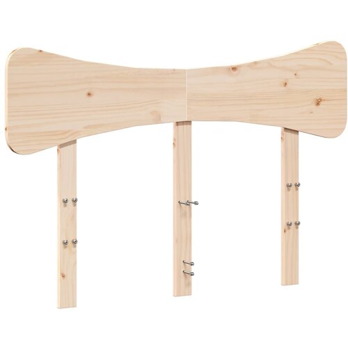 Maison Chic posteljno vzglavje - vzglavna omarica - nočna omarica 120 cm trdna borovina, (21704756) Slike