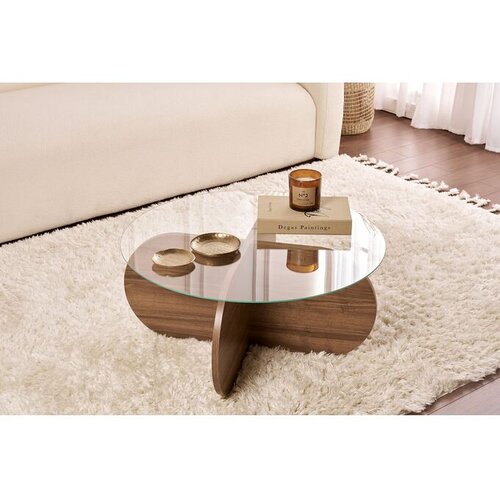 Hanah home Klub sto Aeris, 75x35x75 cm, Orah-providni Cene