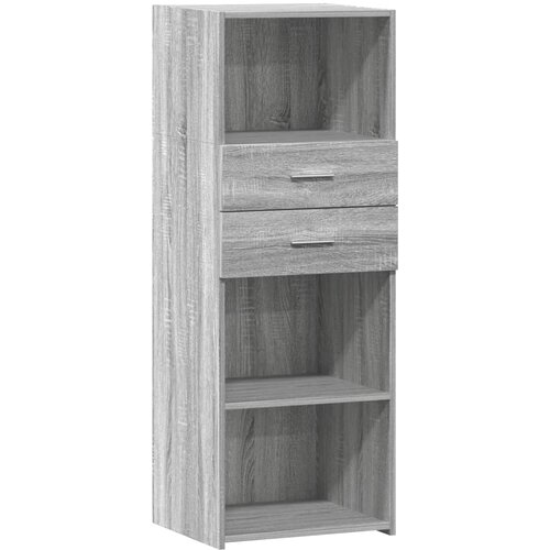 Maison Chic Visoka omara - Komoda - Predalnik siva sonoma 45x42,5x124 cm inženirski les, (21721405) Cene