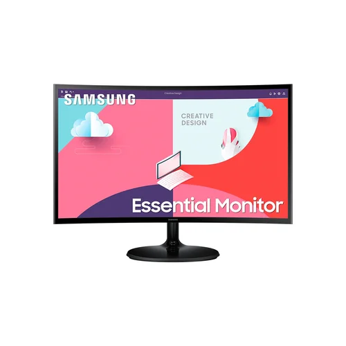 Samsung Monitor S24C360EAU 60,96 cm (24"), VA, CURVED, 16:9, 1920x1080, HDMI, VESA LS24C360EAUXEN