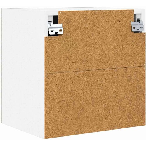 VidaXL viseći ormarić riga 2 pcs beton siva i bijela 40 x 31 x 40 cm Slike