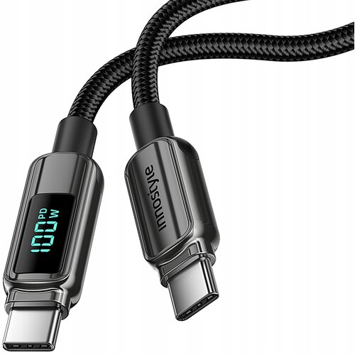 Innostyle USB-C KABEL Z ZASLONOM HITRO POLNJENJE USB TIPA C 100 W 1 M, (5000261387) Cene