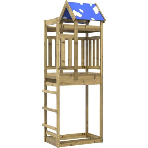  Igraći Toranj Smeđa Solidno Impregnirano Drvo Cijene