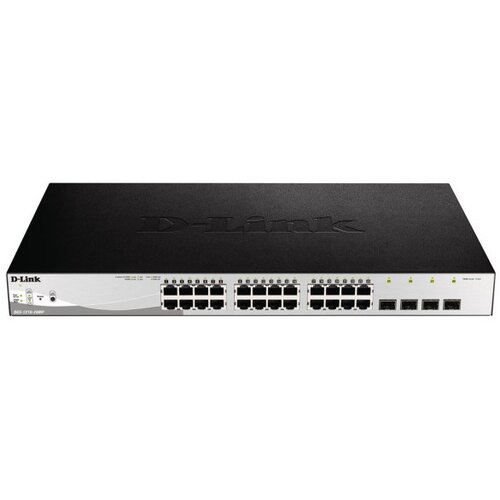 D-link DGS-1210-28MP Smart+ upravljani prekidač [24x Gigabit Ethernet Max PoE+ 4x GbE/SFP Combo] Slike