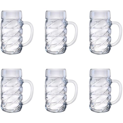 ich-zapfe Set 6 pivskih kozarcev Diamond 0,5L z diamantnim vzorcem, (5000222636) Cene