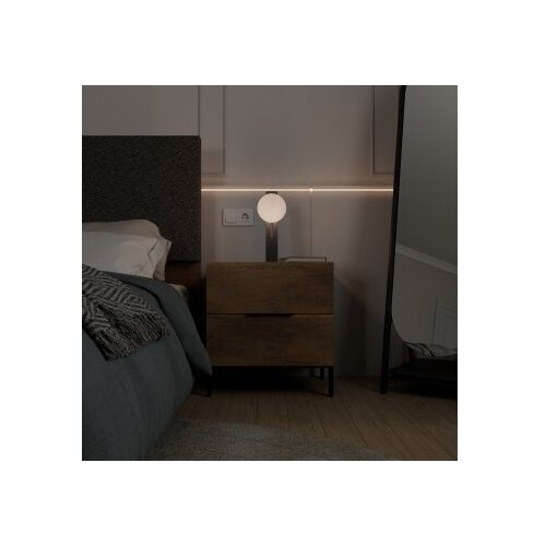 Hanah home noćni ormarić Kmd-1720-Oo-1, 55x59x44 cm, Orah Cene