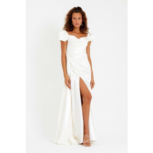 Lafaba Evening & Prom Dress - White - Basic Cene