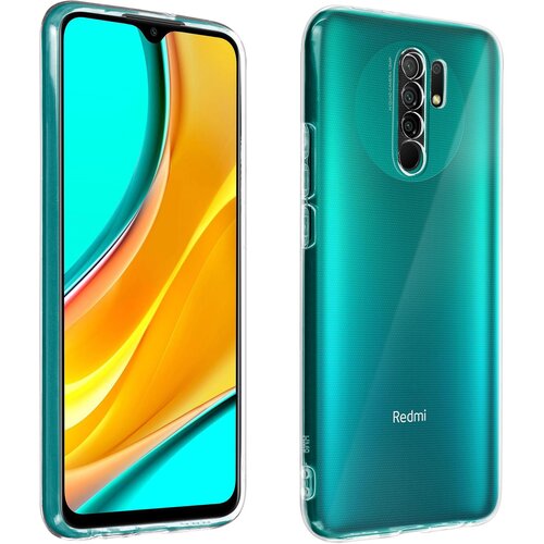 AVIZAR Silikonski gel ovitek za Xiaomi Redmi 9, tanek in odporen - prozoren, (20626149) Cene