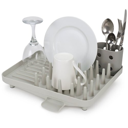 Joseph Joseph Svetlo siv plastičen odcejalnik posode 33,5x31,5 cm Duo &amp;ndash; Slike