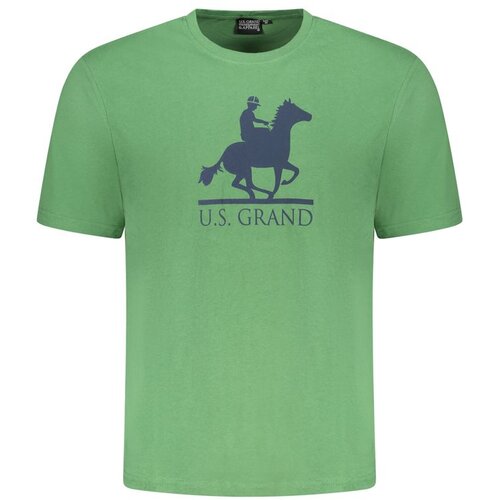 U.S. Grand Polo Club US Grand Polo Mu&amp;scaron;ka Majica Kratkih Rukava Zelena Slike