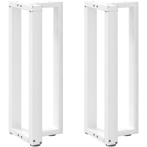 Noge za konzolni stol T-oblika 2 kom Bijele 38x25x(72-73) cm Čelik Cene