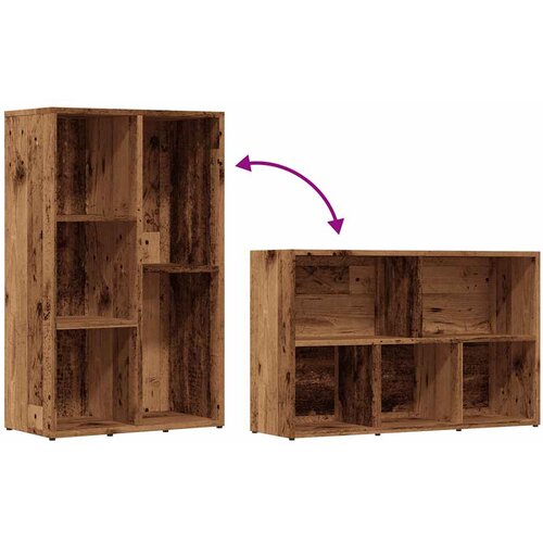  za knjige staro drvo 50x25x80 cm konstruirano drvo Slike
