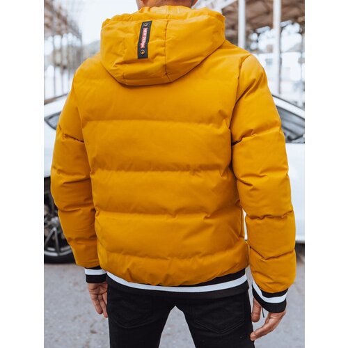DStreet Men's Yellow Bomber Jacket Slike