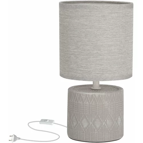 Candellux Lighting Siva stolna lampa s tekstilnim sjenilom (visina 26 cm) Dina –