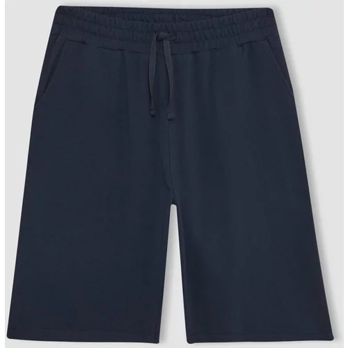 Defacto Regular Fit Pocket Pique Shorts Pajama Bottoms