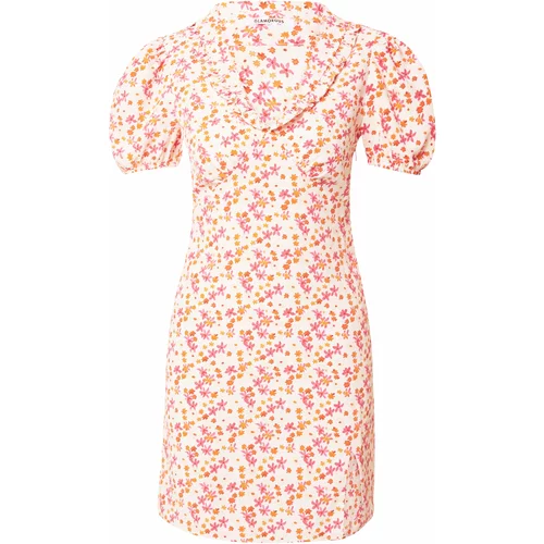Glamorous Ljetna haljina narančasta / roza / bijela