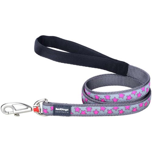Povodac za pse Red Dingo STYLE HOT PINK ON COOL GREY 15mm x 120 cm Cijene