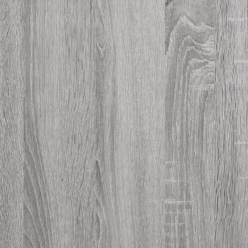  Regal za knjige s 4 razine siva boja hrasta 60x30x120 cm drveni Slike