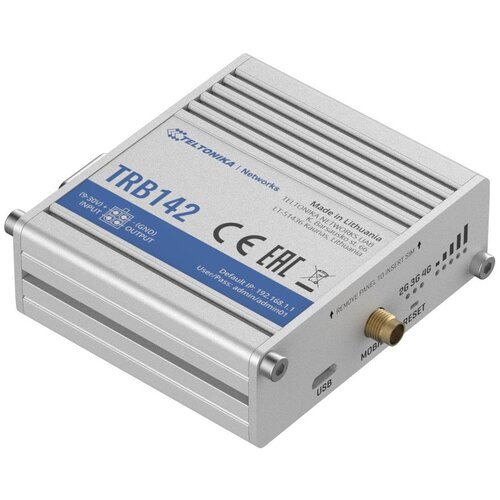 Teltonika TRB142 LTE Cat 1 RS232 Gateway Slike