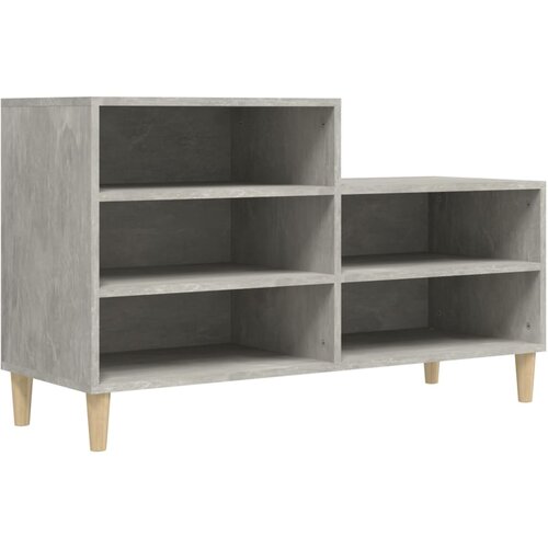 Maison Chic Omarica za obutev - Kopa za čevlje betonsko siva 102x36x60 cm inženirski les, (21776372) Slike