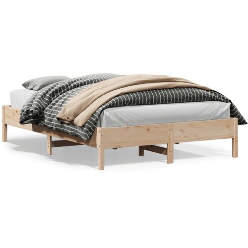 VidaXL Okvir za krevet 150x200cm od masivne borovine Slike