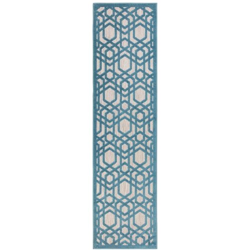 Flair Rugs Modra zunanja preproga 230x66 cm Oro - Flair Rugs Slike