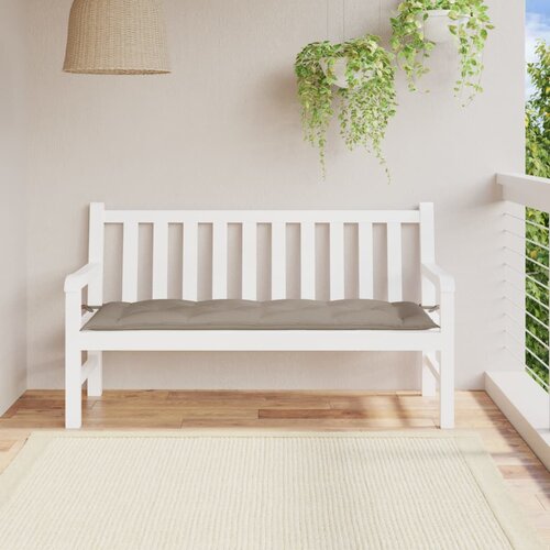  Jastuk za vrtnu klupu smeđesivi 150 x 50 x 7 cm tkanina Oxford Cene